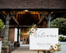 Wedding Welcome Sign 20x30inch