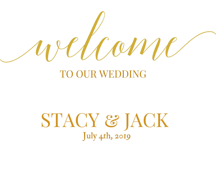 Wedding Welcome Sign 20x30inch