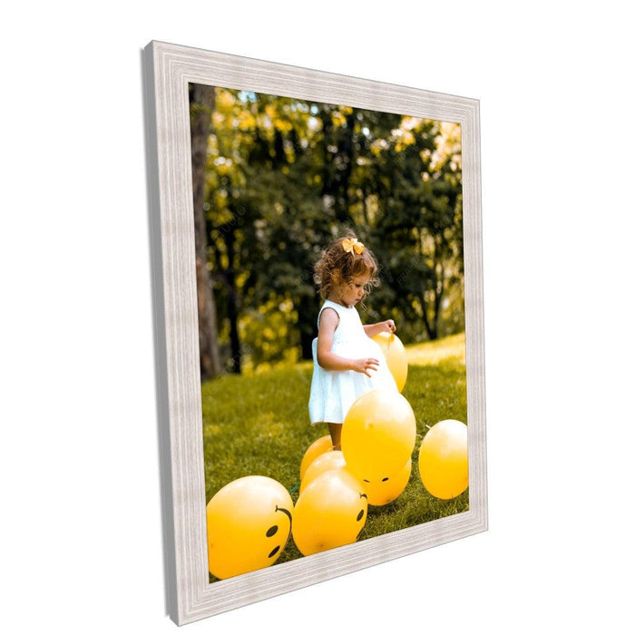 White Wash Wood Picture Frame - Custom Framing - Modern Memory Design Picture frames - New Jersey Frame shop custom framing