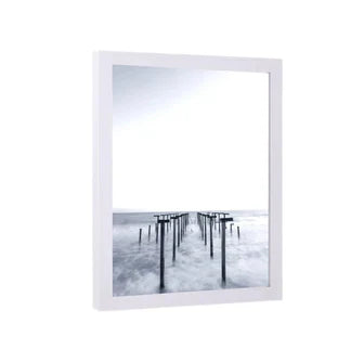 Modern 5x16 Black Picture Frame Wood 5 x 16 Poster Photo