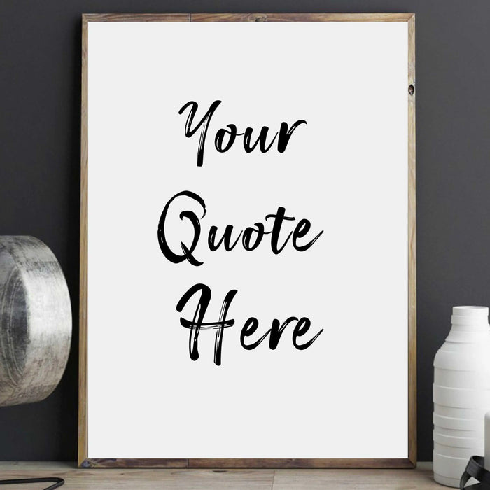 Word art quote home decor art print Picture Frame Store New Jersey