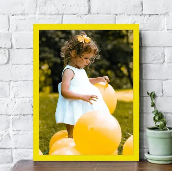 yellow picture frame