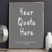 Your words custom art print