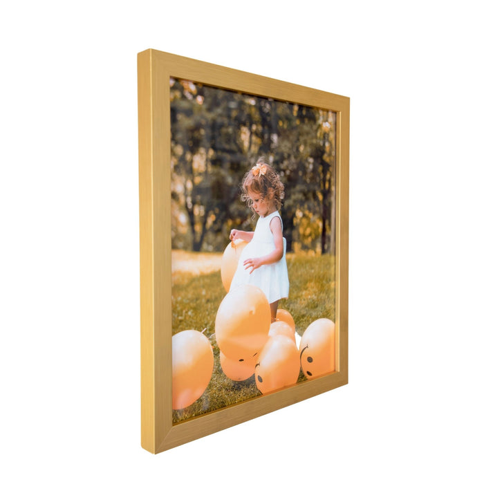 Modern  Gold Picture Frame Wood Glass Acrylic Wall Hanging Frames