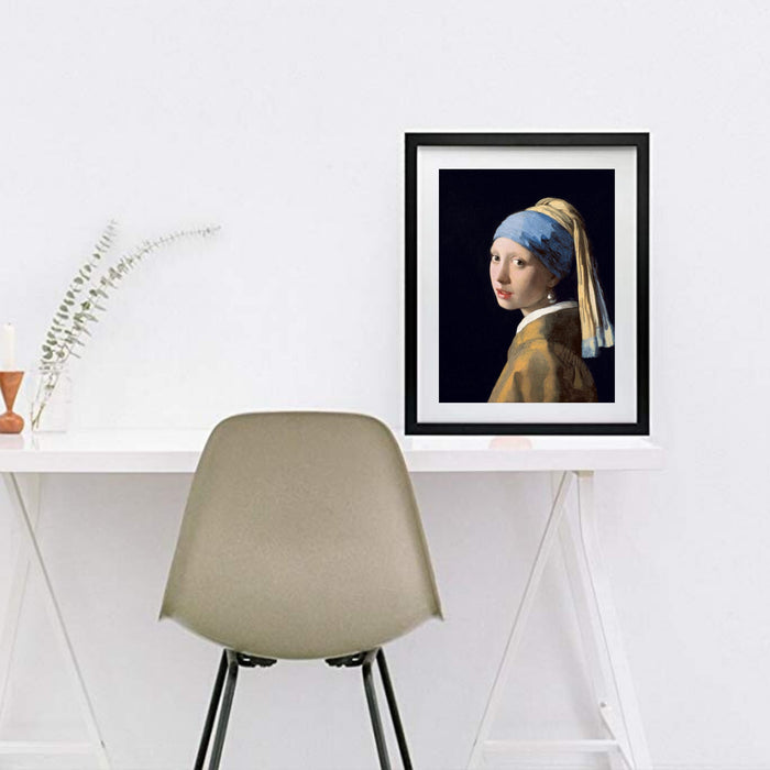 Girl with A Pearl Earring by Johannes Vermeer Feminist art Canvas