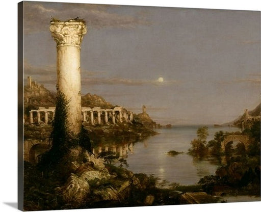 The Course of the Empire by Thomas Cole Canvas Classic Artwork