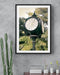 Ridgewood NJ Clock artwork framed wall decor New Jersey art